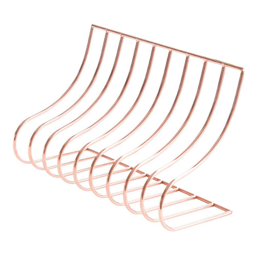 CORHAD S Book Stand Office Bookend Vintage Book Holder Rustic Bookends S- Shaped Bookend Bookends Holder Bookshelf Bookend Office Book Support S Bookend Plate Holder Grid Iron Decorate