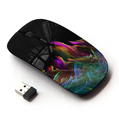 KOOLmouse [ Optical 2.4G Wireless Mouse ] [ Colorful Abstract Pattern Flame ]