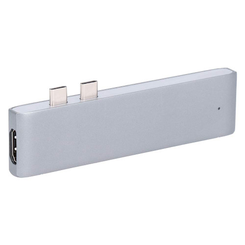 Sanpyl Docking Station,7In1 TypeC High Definition 4K Card Reader Hub Adapter USB3.1 Docking Station,Display USB Type C Adapter Docking Station,for Laptop
