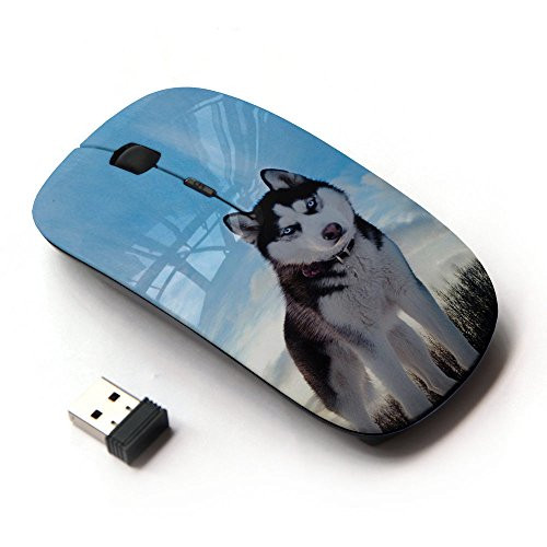KOOLmouse [ Optical 2.4G Wireless Mouse ] [ Happy Husky Dog ]