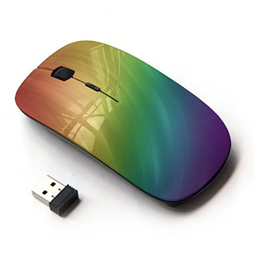 KOOLmouse [ Optical 2.4G Wireless Mouse ] [ RAINBOW SWIRL ]