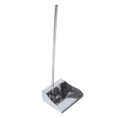 LIFKOME Large Trash Shovel Standing Dustpan Office Garbage Shovel Pails and Buckets Lobby Dustpan Industrial Dustpan Pet Shovel Office Trash Bags Stainless Steel Dust Pan Broom Clean