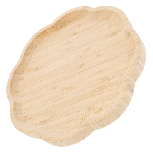 Zerodeko Wooden Pallets Food Tray Key Tray Fruit Trays Wooden Flower Serving Plate Bathroom Vanity Tray Snack Dish Cake Tray Plates Bread Pan Wood Snack Tray The Flowers Fruit Container