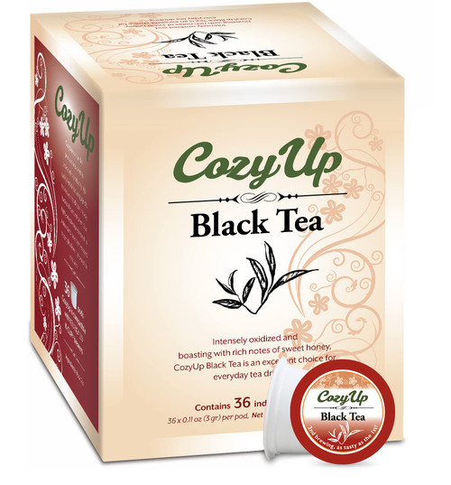CozyUp Black Tea Pods Compatible with Keurig K-Cup Brewers, 36-Count CozyUp Black Tea Pods Compatible with Keurig K-Cup Brewers, 36-Count