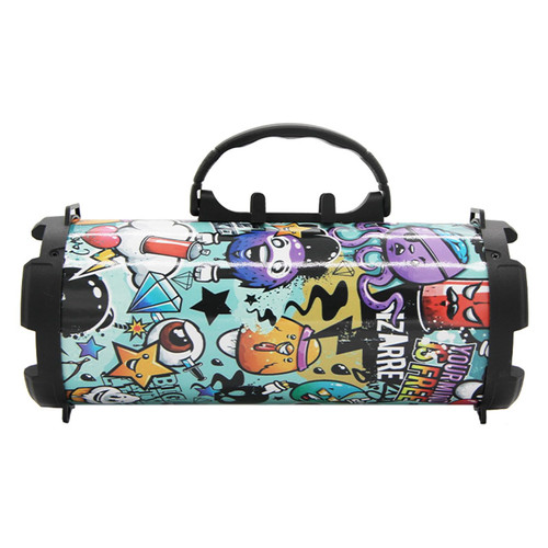 ulafbwur Small Bluetooth Speakers Wireless Portable Stereo Square Dance Subwoofer Loudspeaker Bluetooth Speakers