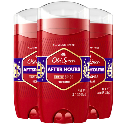 Old Spice Men's Aluminum Free Deodorant, 24/7 Odor Protection, After Hours Scent Deodorant for Men, 3.0 oz (Pack of 3) Old Spice Men's Aluminum Free Deodorant, 24/7 Odor Protection, After Hours Scent Deodorant for Men, 3.0 oz (Pack of 3)