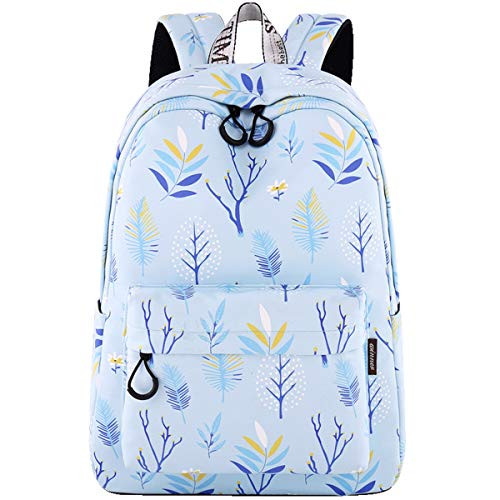 Girls Backpack Teens School Bookbag Women Laptop Backpack (Blue-9)