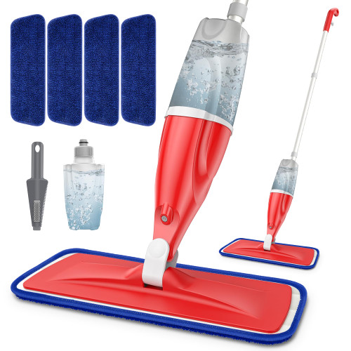Wet Mop Microfiber Spray Mops for Floor Cleaning - EXEGO Wood Floor Mops with Spray Dust Mop with 4X Reusable Pads,Flat Mop Dry Mop for Home Commercial Use Hardwood Laminate Tile Ceramic Wet Mop Microfiber Spray Mops for Floor Cleaning - EXEGO Wood Floor Mops with Spray Dust Mop with 4X Reusable Pads,Flat Mop Dry Mop for Home Commercial Use Hardwood Laminate Tile Ceramic