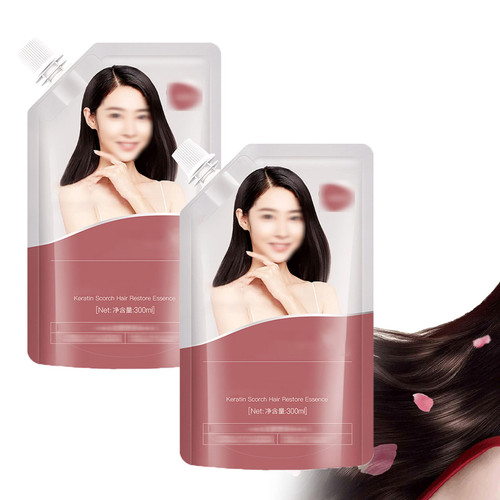 [Smooth & Soft]Hair Revitalizing Keratin Hair Restoring Essence Cream,Keratin Smooth Hair Restore Essence,Japanese Keratin Conditioner,Keratin Moisturizing Smooth Repairing Cream for Hair (2bottle)