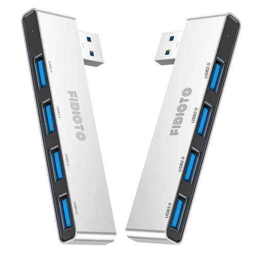 USB Hub 2Pack(1 Right and 1 Left), Fidioto 4 Port USB Adapter(1 * 3.0 Port, 3 * 2.0 Port), Laptop, iMac Pro, MacBook Air, Mac Mini/Pro, Notebook PC, USB Flash Drives and Mobile HDD Etc.