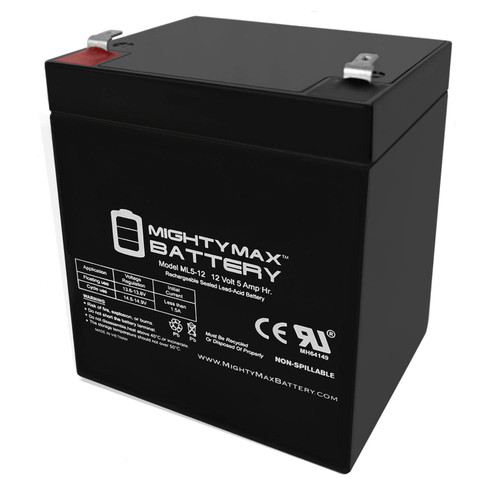 Mighty Max Battery 12V 5AH SLA Battery Replacement for MK ES5-12SA