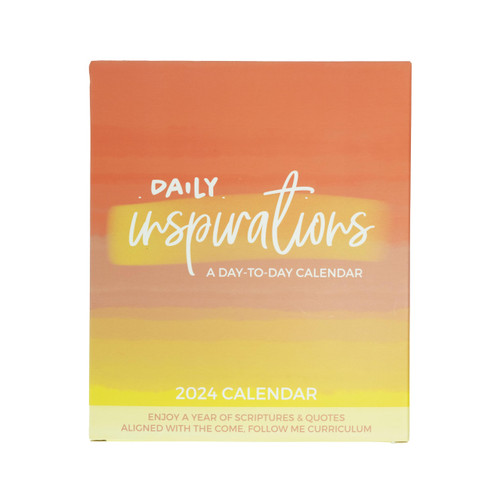 LDS Daily Inspiration Desk Calendar 2024 with Daily LDS Scriptures, Quotes, & Historical Facts LDS Daily Inspiration Desk Calendar 2024 with Daily LDS Scriptures, Quotes, & Historical Facts