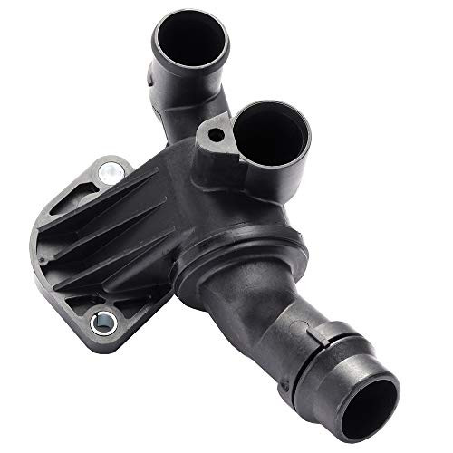 ROADFAR Engine Coolant Thermostat 902-717 06F121111F TI687 Fit for VW Golf L4 2.0L Turbo Audi Thermostat Housing Assembly