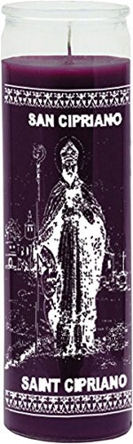 INDIO St Cipriano Purple Candle - Silkscreen 1 Color 7 Day