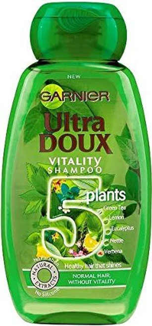 Garnier Ultra Doux 5 Plants Vitality Shampoo 250 ml / 8.3 fl oz Garnier Ultra Doux 5 Plants Vitality Shampoo 250 ml / 8.3 fl oz