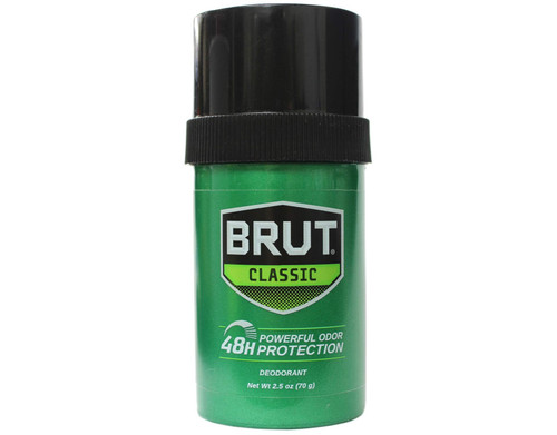 Brut Stick Rnd Deod Solid Size 2.5oz Brut 24-Hour Original Fragrance Round Stick Deodorant