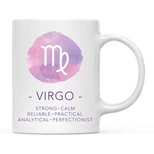 Andaz Press Astrological Zodiac Star Sign 11oz. Coffee Mug Gift, Virgo Characteristics Qualities Watercolor, 1-Pack, Horoscope Virgo Birthday Christmas Office Cup Gifts Ideas Andaz Press Astrological Zodiac Star Sign 11oz. Coffee Mug Gift, Virgo Characteristics Qualities Watercolor, 1-Pack, Horoscope Virgo Birthday Christmas Office Cup Gifts Ideas