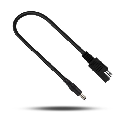 Smarkey Heated Jacket Adapter Cable for Motorcycle Snowmobiles, Heated Gear Battery Connector Cable Compatible with Harley Davidson Heated Apparel, Heated Garments, Heated Vest (SAE to DC Male)