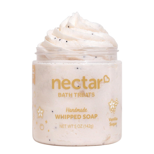 Nectar Bath Treats Whipped Soap and Shave Butter, 5 oz (Vanilla Sugar)