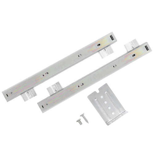 VILLCASE 1 Pair Drawer Keyboard Rack Tray Office Keyboard Slide Keyboard Slides Shelf Adjustable Steel Slide Rail Computer Desk Keyboard Stand Bracket Computer Computer Accessories