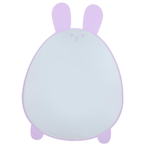 Mipcase Folding Vanity Mirror Countertop Mirror Folding Mirror Desk Vanity Mirror Makeup Mirror Desk Mirror Small Mirror for Desk Dresser Mirror Table Purple Glass Desktop Student Decorate