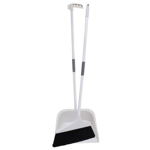 UTHCLO Garbage Dust Pans 1 Set Broom Dust Pan with Long Handle Room Cleaning Shovel Yard Dustpan Long Handle Dustpans Upright Stand Up Dustpan
