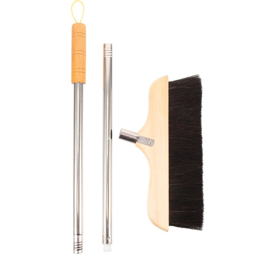 OSALADI Horse Hair Broom Soft Bristle Broom Tile Cleaning Brush Indoor Broom Household Brooms Outdoor Broom Heavy Duty Broom Household Cleaning Wooden House Floor Plastic