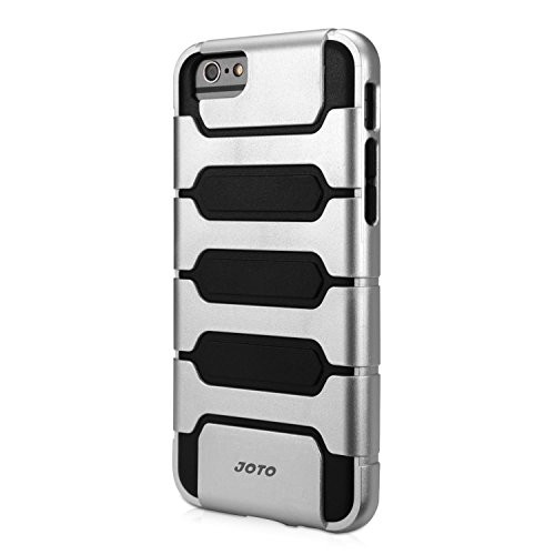 iPhone 6S Plus / iPhone 6 Plus 5.5 Case - JOTO Hybrid Armor Cover Case (Dual Layer: Flexible TPU + Hard PC) for Apple iPhone 6S Plus 5.5" / iPhone 6 Plus 5.5" (Silver) iPhone 6S Plus / iPhone 6 Plus 5.5 Case - JOTO Hybrid Armor Cover Case (Dual Layer: Flexible TPU + Hard PC) for Apple iPhone 6S Plus 5.5" / iPhone 6 Plus 5.5" (Silver)