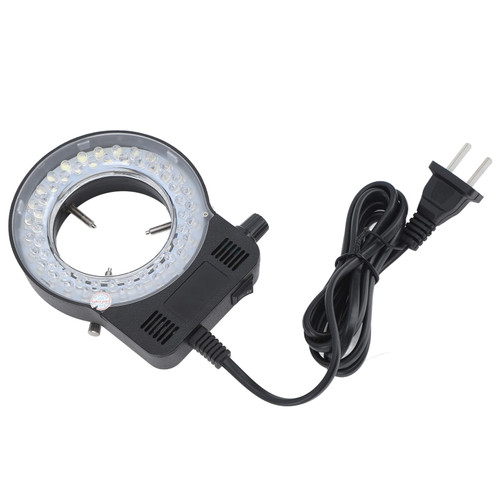 Microscope Light LED, Microscope Light, Microscope Ring Light LED Light Source Adjustable Microscope Accessory US Plug 100?240V