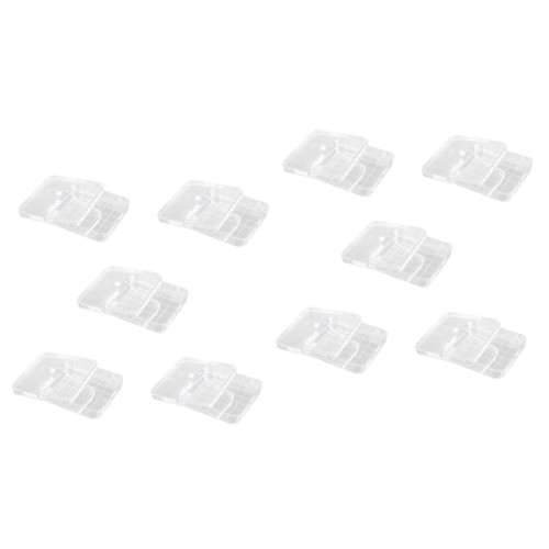 Gatuida 10 Pcs Petri Dish Laboratory Dish Specimen Dish Clear Science Culture Dishes Yeast Transparent Petri Culture Plate Lab Dish Plate with Lid Clear Glass Cell Dish 10cm Flat Plastic