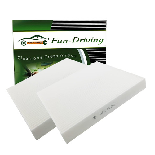 2 Pack FD160 Cabin Air Filter for Tucson (2017-2019),Kona (2019), Veloster(2019),Sportage (2017-2019),Replacement for 97133-D1000, 97133-D3000,CF12160 (White)