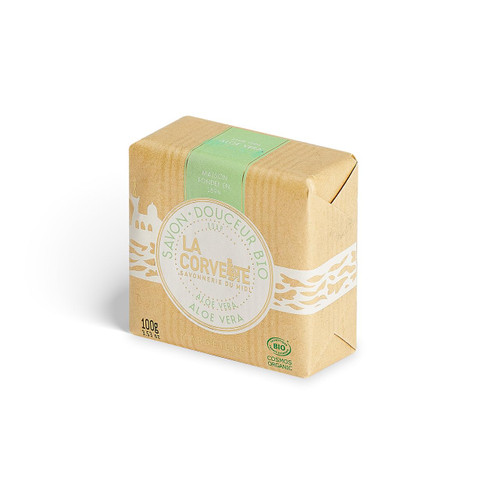 La Corvette organic soap bar - aloe vera, 100g