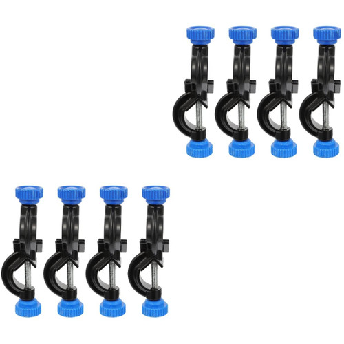 8 Pcs Iron Stand Accessories Lab Clamp Lab Stand Clamp Holder Lab Stand with Clamp Labs Stand Clamp Holder Laboratory Clamp Holder Cross Clip Bracket Clip Aluminum Adjustable
