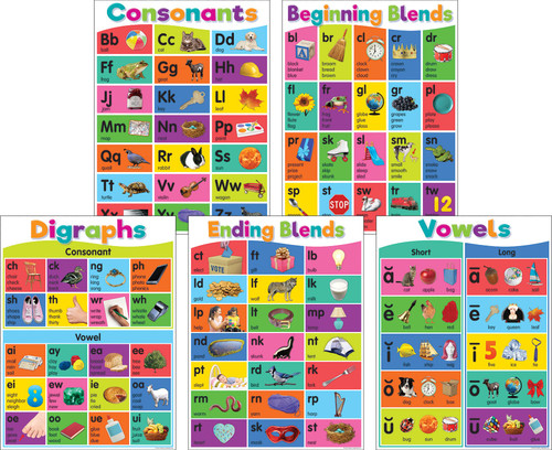 Teacher Created Resources Colorful Phonics Bulletin Board (TCR6591)