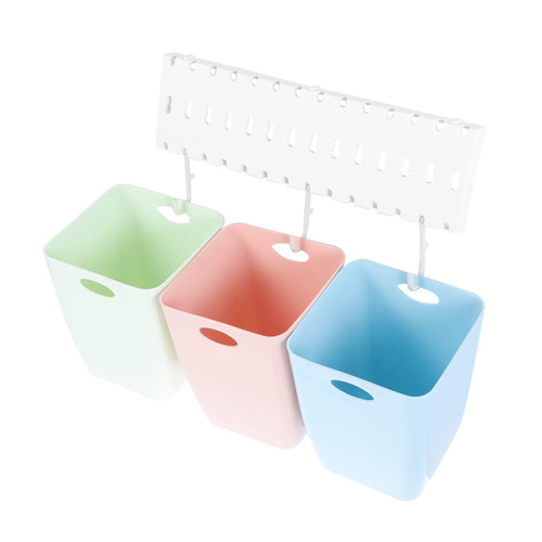 TIDTALEO 1 Set Sorting Trash Can Garbage Container Bin Small Trash Can Mini Wastebasket Waste Container Trash Can for Office Wall Sorting Garbage Bin Plastic Food Small Wastebasket