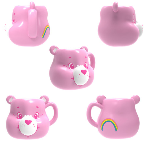 Silver Buffalo Care Bears Cheer Bear Ceramic 3D Sculpted Mug