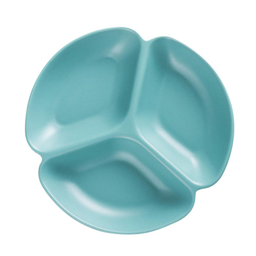 DECHOUS 1pc Fruit Divider Chips and Dip Tray Divided Serving Dish Porcelain Snack Plate Sectional Tray Cheese Plates Tray Serving Platter Kid Snack Food Irregular Container Child Ceramics