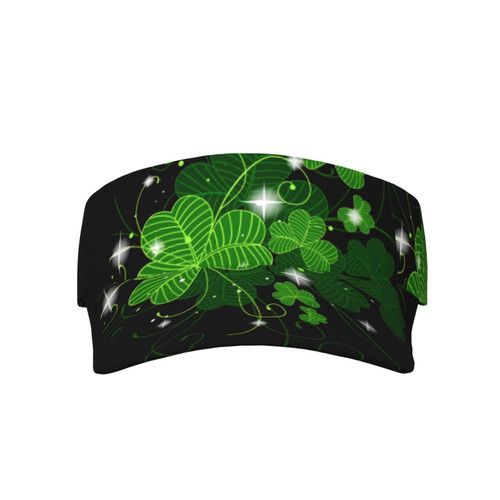 Cute St. Patrick's Day Lucky Shamrock Hats Sun Protection Green Shamrock Sports Sun Visor Hat for Women Men