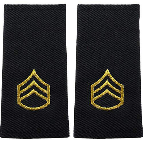 Insignia Depot US Army Male Rank Shoulder Mark Epaulets - Staff Sergeant