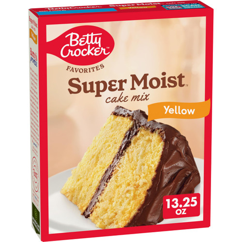 Betty Crocker Favorites Super Moist Yellow Cake Mix, 13.25 OZ (Pack of 12)