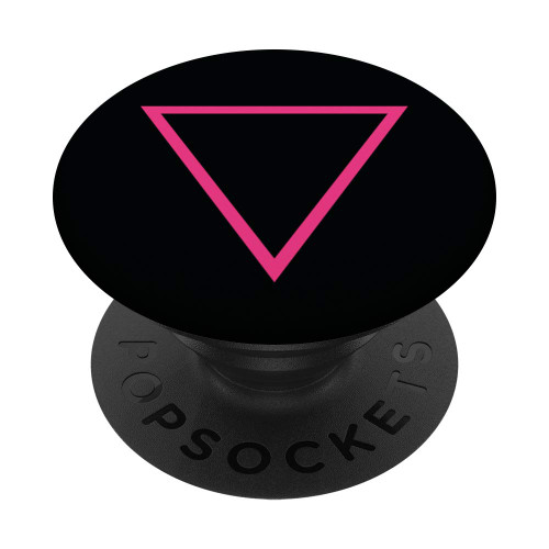 Gay and Lesbian Pride Pink Triangle LGBTQ+ Queer Symbol PopSockets Swappable PopGrip