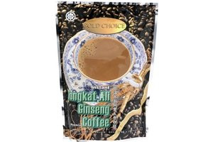 gold choice tongkat ali ginseng coffee (instant premix coffee - 20 sachets) - 14.1oz