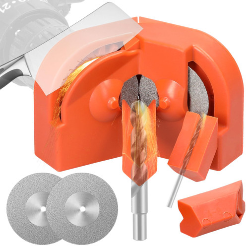 YIWENG Drill Bits Sharpener,Multipurpose Electric Drill Bits Grinding Sharpener Wear Resistant Diamond Grinding Blade Sharpening Tool Impact Drill Milling Cutter Grinder