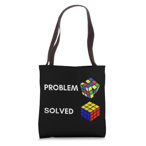 Rubiks Cube 3x3 Cube Math Game Speed Cubing Master Puzzle Tote Bag