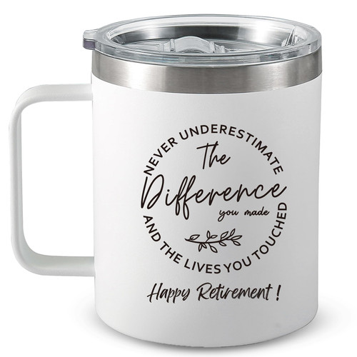 Retirement Gifts for Women, Men - Happy Retirement Gifts for Women, Retirement Mug Gifts for Women, Funny Retirement Present for Friends, Nurses, Mom, Grandma, Coworkers - 12oz White Wine Tumble Retirement Gifts for Women, Men - Happy Retirement Gifts for Women, Retirement Mug Gifts for Women, Funny Retirement Present for Friends, Nurses, Mom, Grandma, Coworkers - 12oz White Wine Tumble