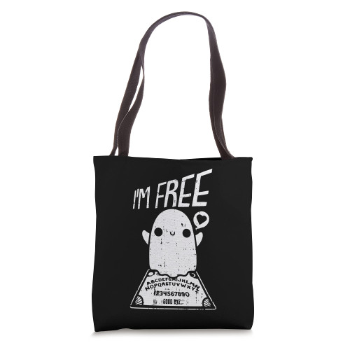 Ouija Board Lazy Halloween Costume Funny Ghost Spirit Wiccan Tote Bag