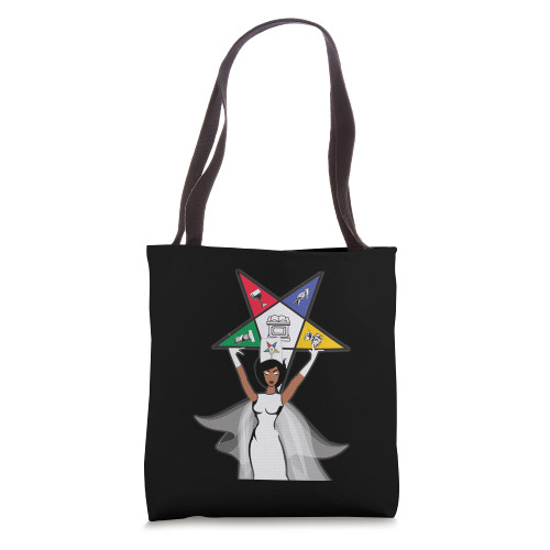 Order Of The Eastern Star OES Diva Fatal Sistar of Color Tote Bag Order Of The Eastern Star OES Diva Fatal Sistar of Color Tote Bag