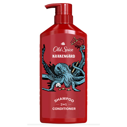 Old Spice Krakengard 2in1 Shampoo & Conditioner for Men, 21.9 Fl Oz Old Spice Krakengard 2in1 Shampoo & Conditioner for Men, 21.9 Fl Oz