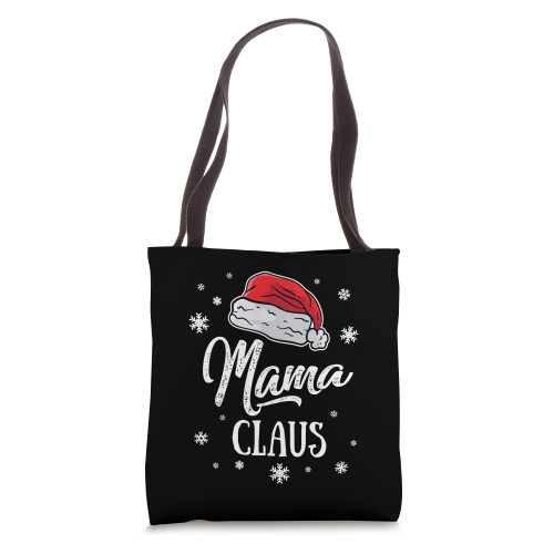 Mrs. Mama Santa Claus Christmas Mom Matching Family Couple Tote Bag