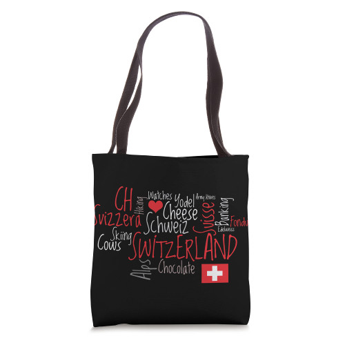 I Love Switzerland Tote Bag